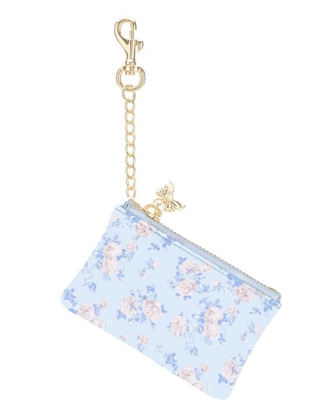 LoveShackFancy x Case-Mate Everblooming Rosettes Printed PU Zipper Coin Pouch